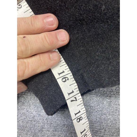 Dockers Wool Jacket Men’s Size Large Black Long Sleeve Full Zip - Picture 8 of 10